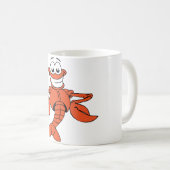 Mug Caractère de homard au dessin souriant (Devant droit)