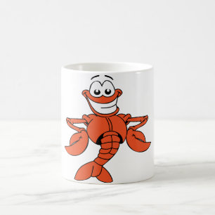 Mug Caractère de homard au dessin souriant
