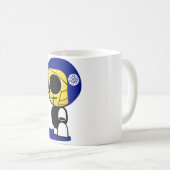 Mug Caractère de joueur de Boule-tête de polo d'eau (Devant droit)