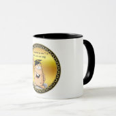 Mug Caractère de pomme de terre d'obtention du diplôme (Devant droit)