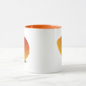 Mug Caractère de sourire de mangue (Centre)