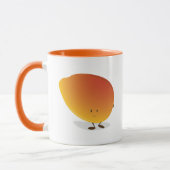 Mug Caractère de sourire de mangue (Gauche)