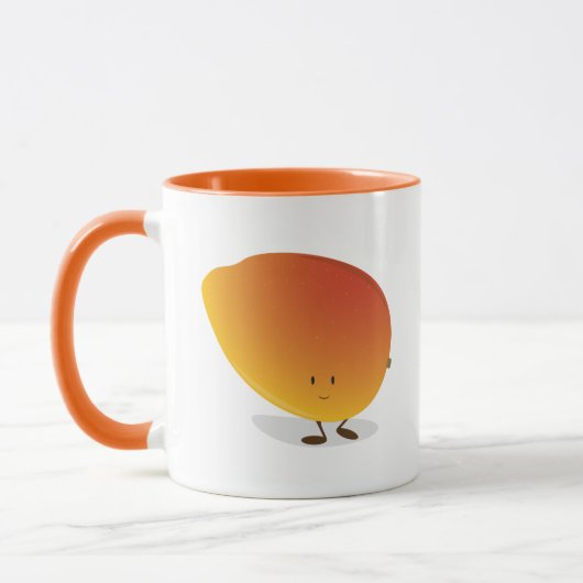 Mug Caractère de sourire de mangue (Gauche)