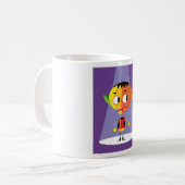 Mug Caractère de tête orange (Devant gauche)