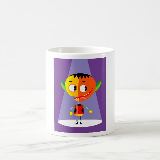 Mug Caractère de tête orange