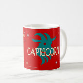 Mug Caractère de zodiaque de Capricorne (Devant droit)