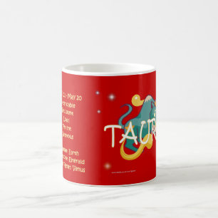 Mug Caractère de zodiaque de Taureau
