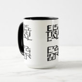 Mug Caractère du génie électrique (Devant gauche)