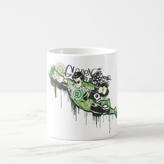 Mug Caractère Graffiti de lanterne verte (Centre)