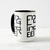 Mug Caractère ingénieur (Devant gauche)