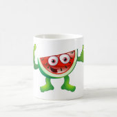 Mug Caractère mignon heureux de fruit de pastèque (Centre)