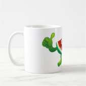 Mug Caractère mignon heureux de fruit de pastèque (Gauche)