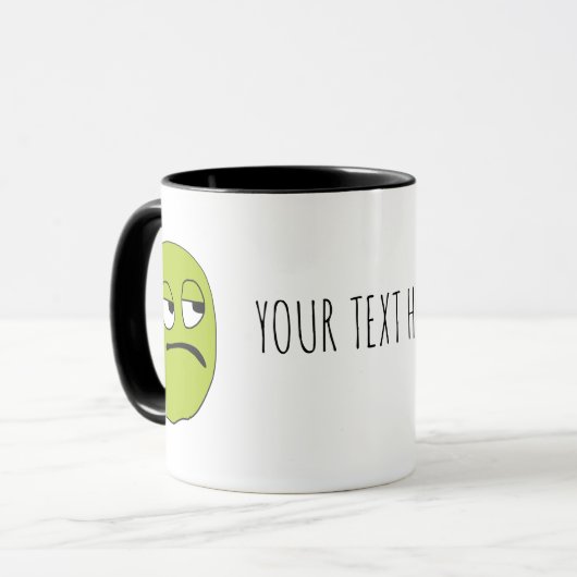 MUG CARACTÈRE MODIFIABLE (Devant gauche)