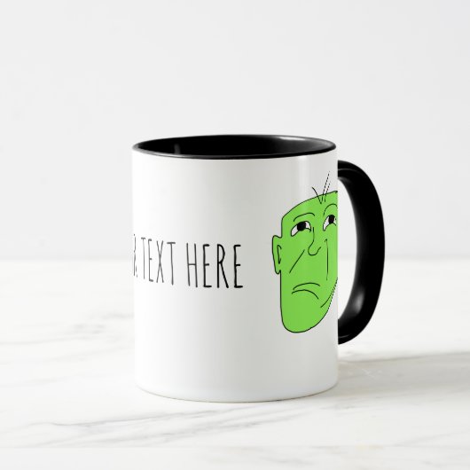 MUG CARACTÈRE MODIFIABLE (Devant droit)