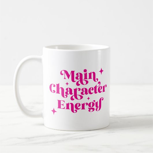 Mug Caractère principal Énergie rose (Gauche)