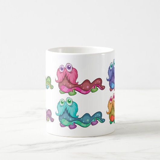 Mug Caractères Colorés Caterpillar Fun Whimsical
