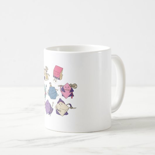 Mug Caractères de dés (Devant droit)