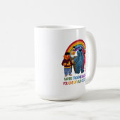 Mug Caractères de rue Sésame | Citation d'amis (Devant droit)