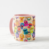Mug Caractères de rue Sésame | Motif coloré (Devant gauche)
