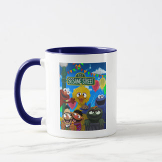 Mug Caractères de rue Sésame | Scène de parti