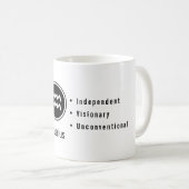 Mug Caractères du Zodiaque Verseau Astrologie Minimali (Devant droit)