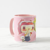 Mug Caractères Whimsical avec chat (Devant gauche)