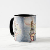 Mug Carafe Sirène Ciel Rempli d'Étoiles (Devant gauche)