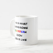 Mug caraïbes cuisinier, génial (Devant gauche)