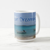 Mug Caraïbes Dream Bonaire Bateaux de pêche Océan (Devant droit)