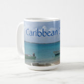 Mug Caraïbes Dream Bonaire Bateaux de pêche Océan (Devant gauche)
