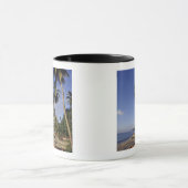 Mug CARAÏBES, Grenade, St. George, Bateaux sur palmier (Centre)
