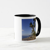 Mug CARAÏBES, Grenade, St. George, Bateaux sur palmier (Devant droit)