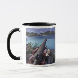 Mug CARAÏBES, Saint-Barts, Connon pointant vers la ba