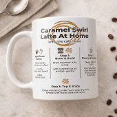 Mug Caramel Latte Recipe, Cafe At Home Steps