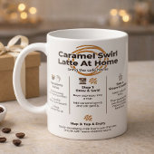 Mug Caramel Latte Recipe, Cafe At Home Steps
