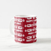 Mug Caravan Joyeux Camping de Noël (Devant gauche)