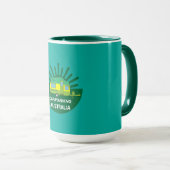 Mug Caravane australienne | Aussie Caravaner | Camp T (Devant droit)