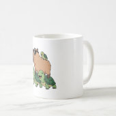 Mug Caravane de tortue Capybara, Funny Capybara (Devant droit)