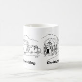 Mug Caravane et serre sertie par une voiture (Centre)