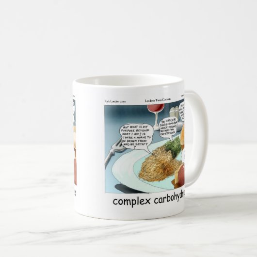 Mug Carbohydrates classiques complexes Philosophie Com (Devant droit)