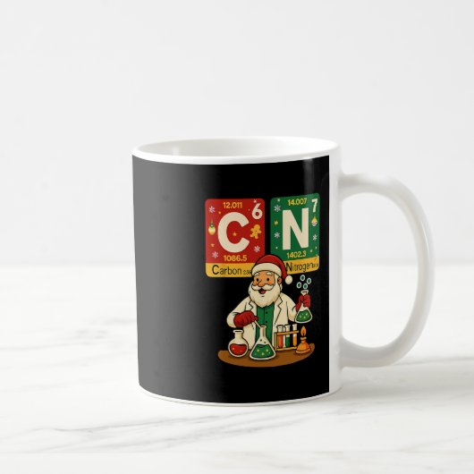 Mug Carbone Azote 67 Mème Professeur Science Tableau P (Droite)