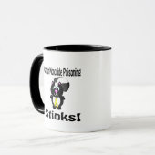 Mug Carbone Monoxyde Poisoning Puits Sensibilisation à (Devant gauche)