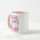 Mug Carburant : 99% d'amour, 1% de café froid (Devant gauche)