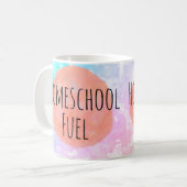 Mug Carburant à l'école Funny Mom Coffee (Devant gauche)