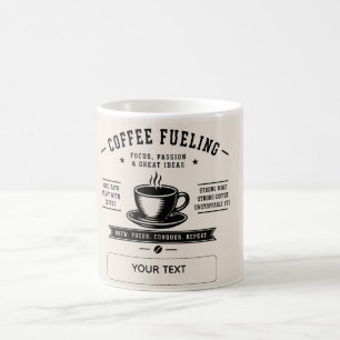 Mug Carburant Café – Café Personnalisé Motivationnel