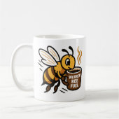 Mug Carburant d'abeilles du travailleur (Gauche)