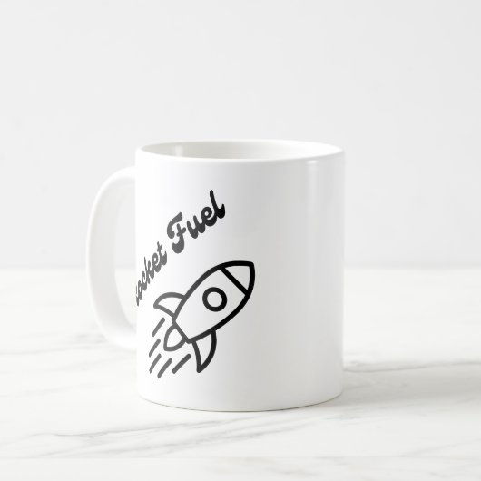 Mug Carburant de fusée petite fusée (Devant gauche)
