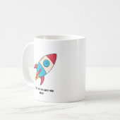 Mug Carburant De Fusées De Café-Mug Pour Commencer La  (Devant gauche)