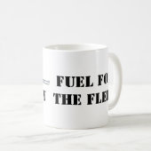 MUG CARBURANT DE LA MARINE AMÉRICAINE POUR LA FLOTTE (Devant droit)