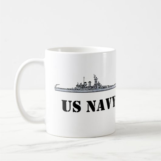 MUG CARBURANT DE LA MARINE AMÉRICAINE POUR LA FLOTTE (Gauche)
